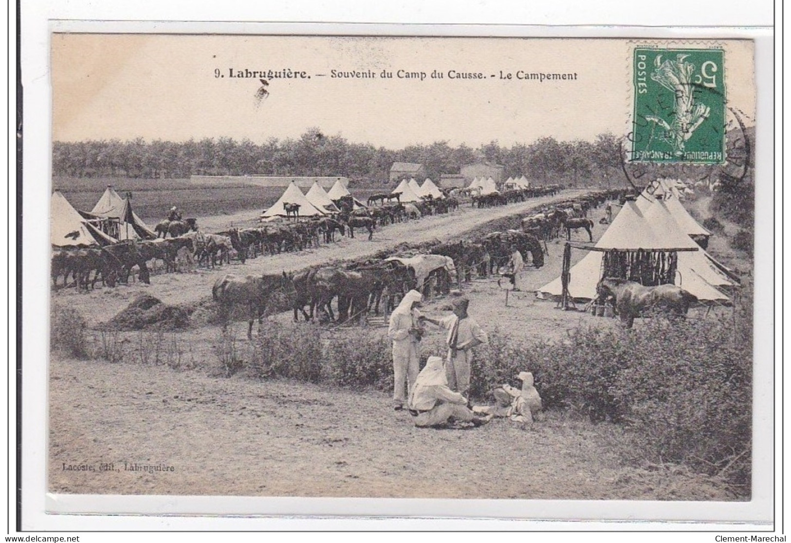 LABRUGUIERE : Souvenir Du Camp Du Causse, Le Campement - Tres Bon Etat - Sonstige & Ohne Zuordnung