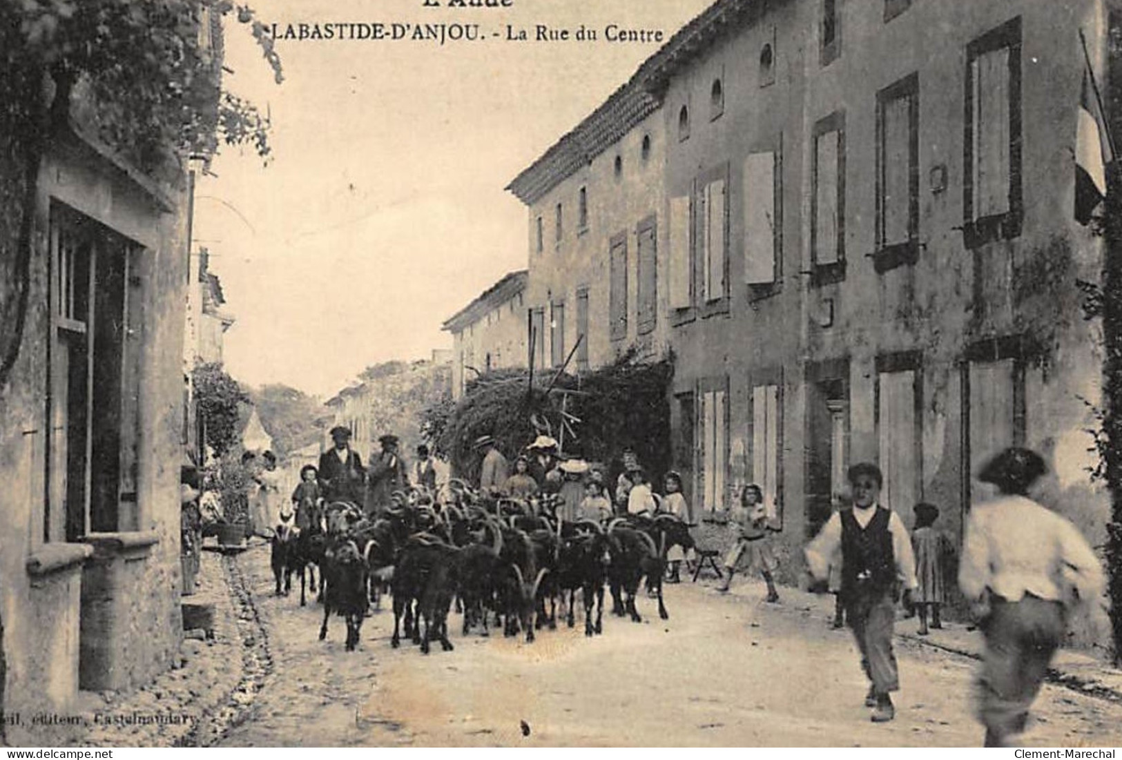 LABASTIDE-D'ANJOU : La Rue Du Centre - Tres Bon Etat - Sonstige & Ohne Zuordnung