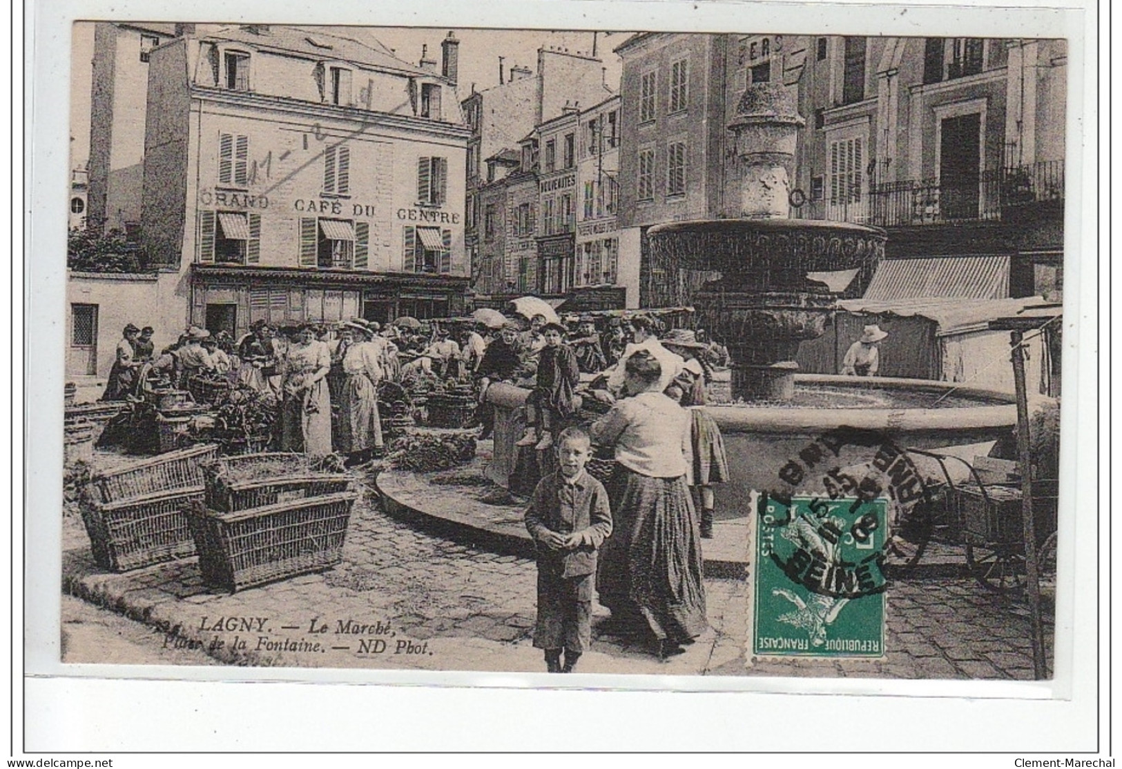 LAGNY - Le Marché - Place De La Fontaine - Très Bon état - Lagny Sur Marne