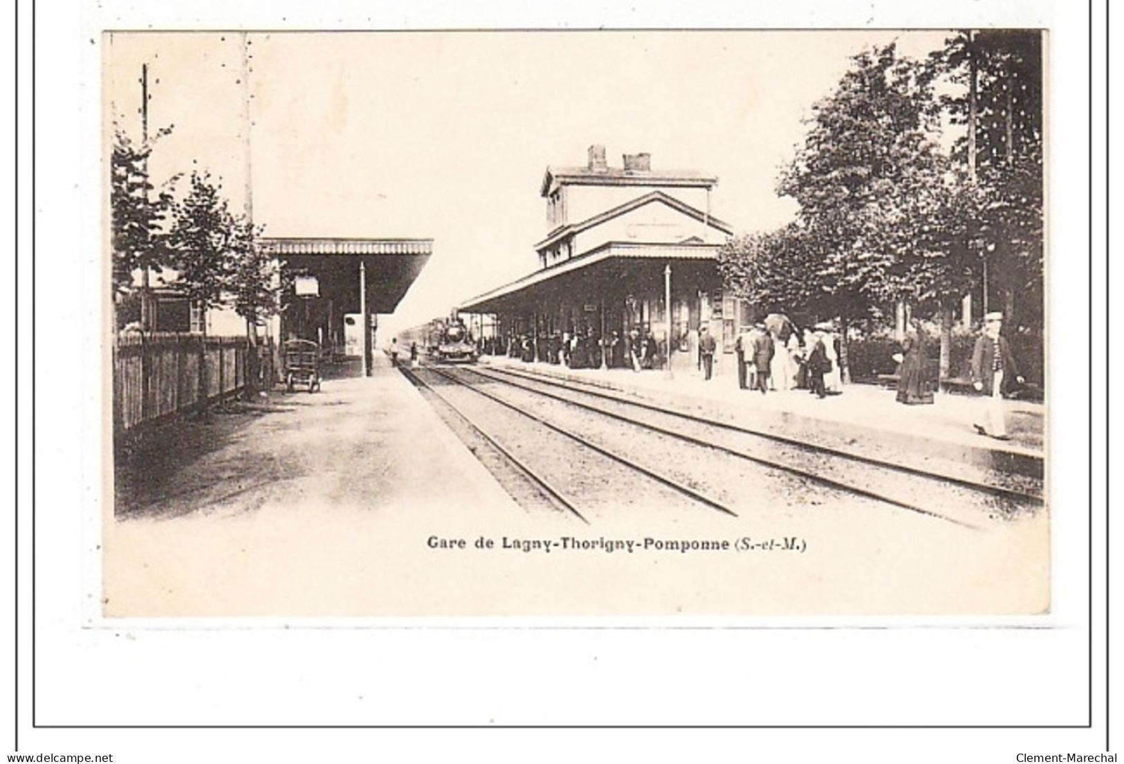 LAGNY-THORIGNY-POMPONNE : La Gare - Tres Bon Etat - Melun
