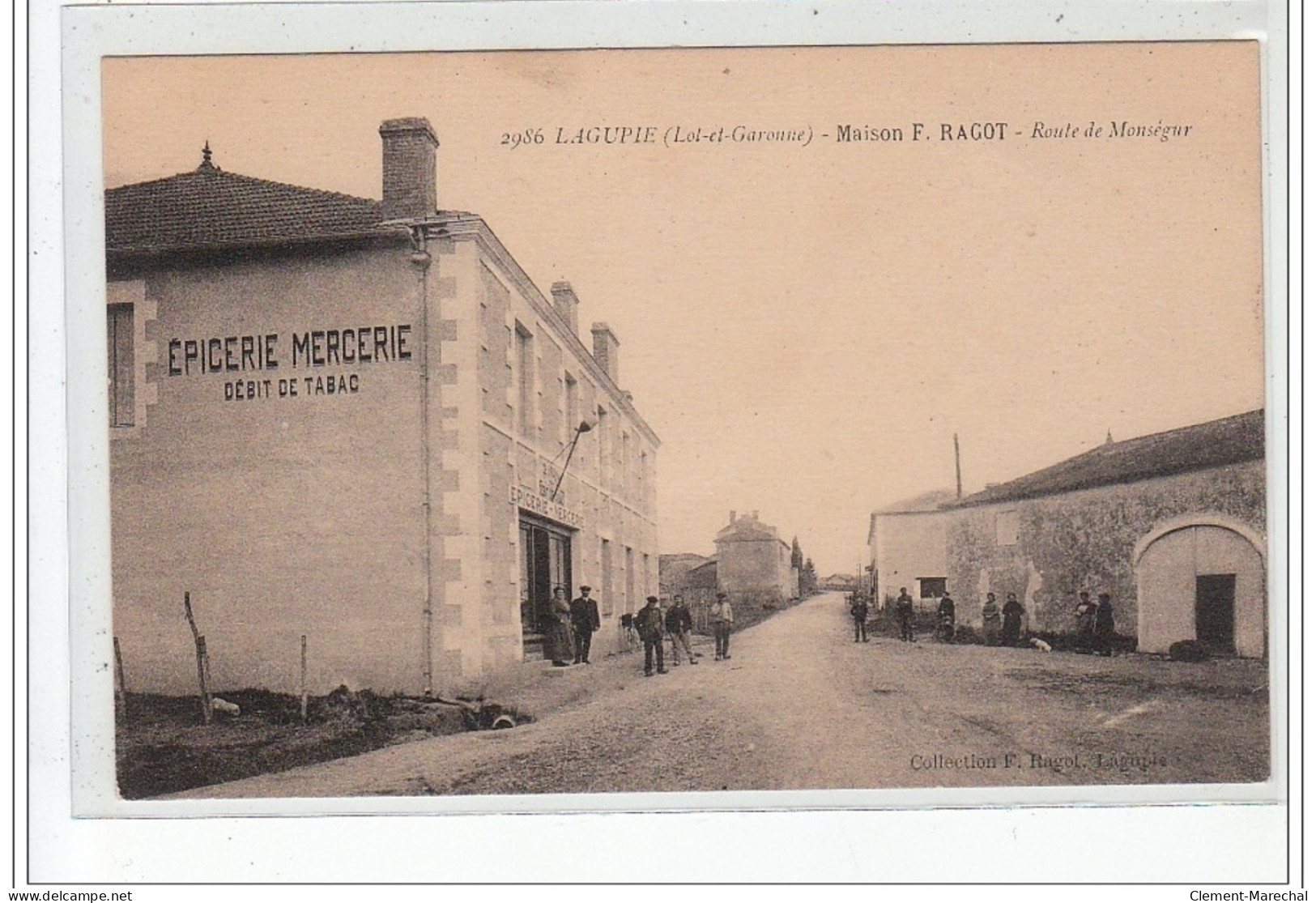 LAGUPIE - Maison F.Ragot Route De Montségur - Débit De Tabac - Très Bon état - Other & Unclassified