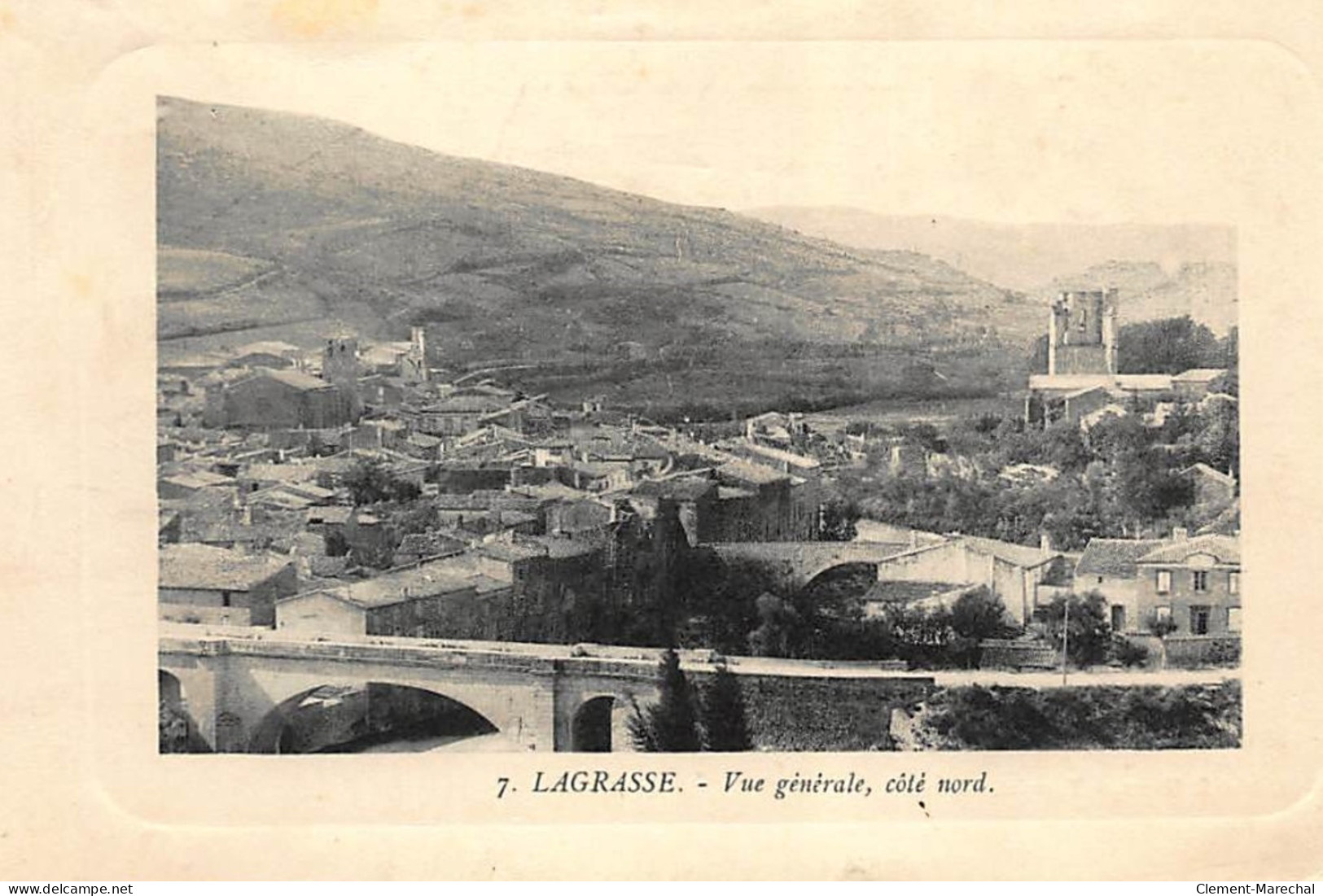 LAGRASSE : Vue Generale, Coté Nord - Tres Bon Etat - Sonstige & Ohne Zuordnung