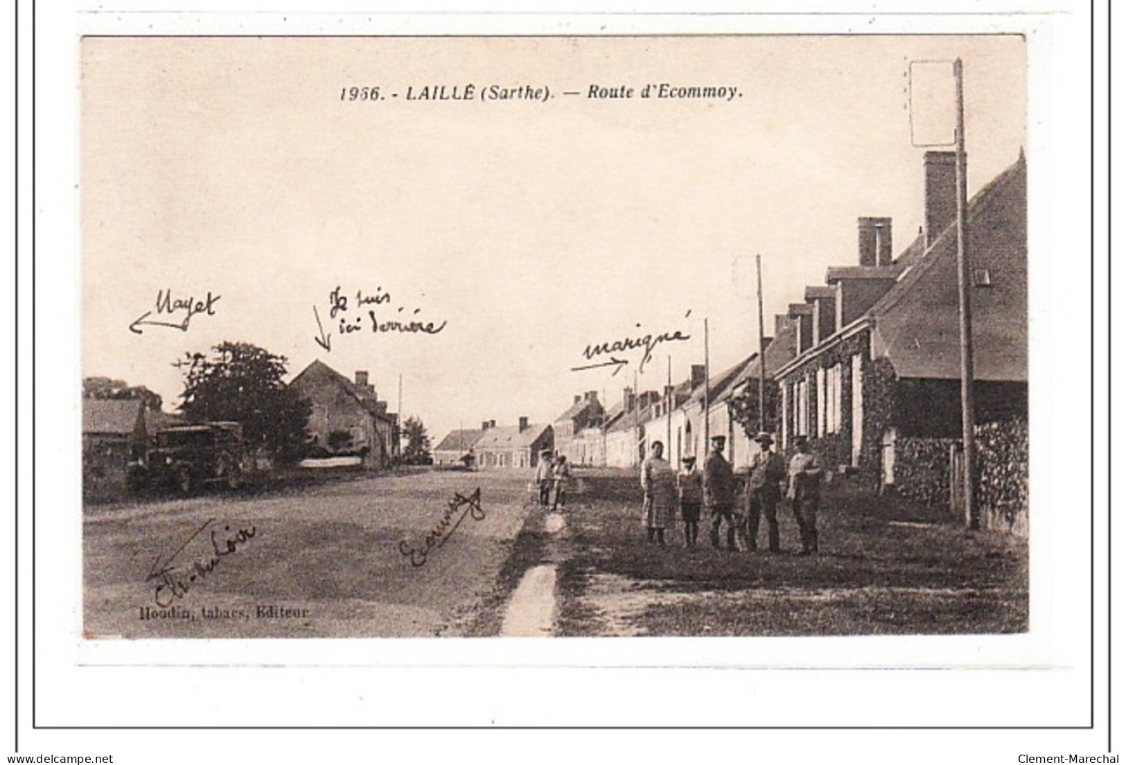 LAILLE : Route D'ecommoy - Tres Bon Etat - Andere & Zonder Classificatie
