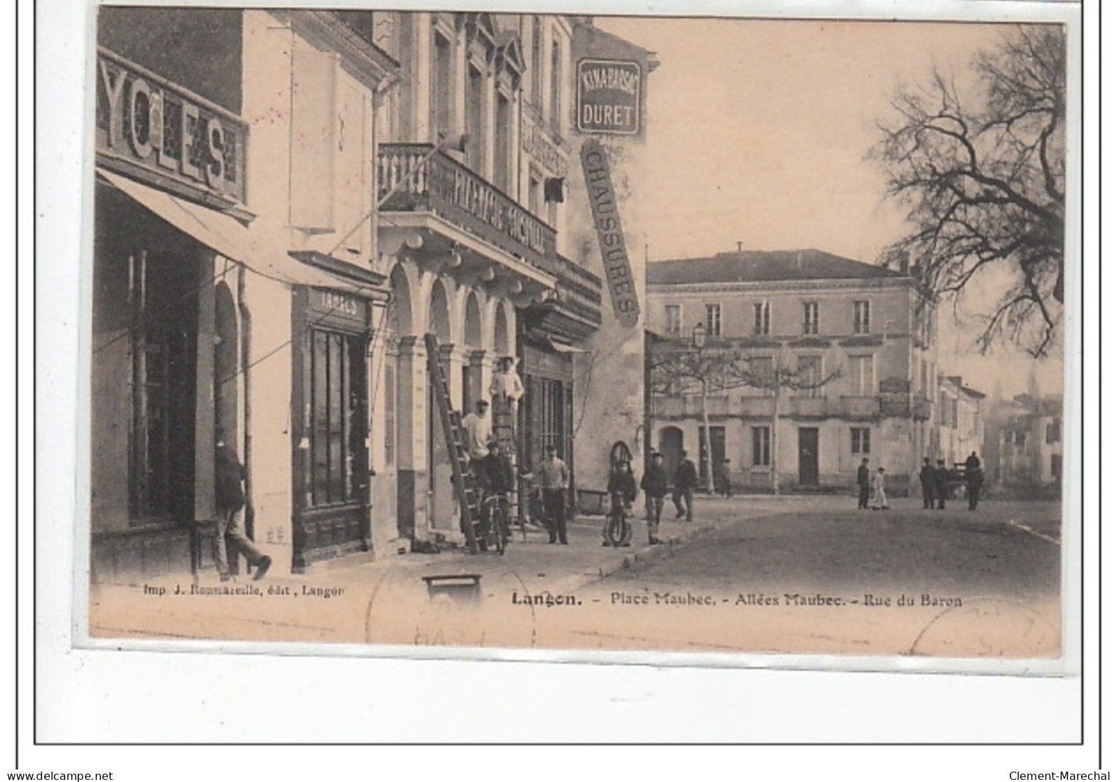 LANGON - Place Maubec - Allée Maubec - Rue Du Baron - Très Bon état - Langon