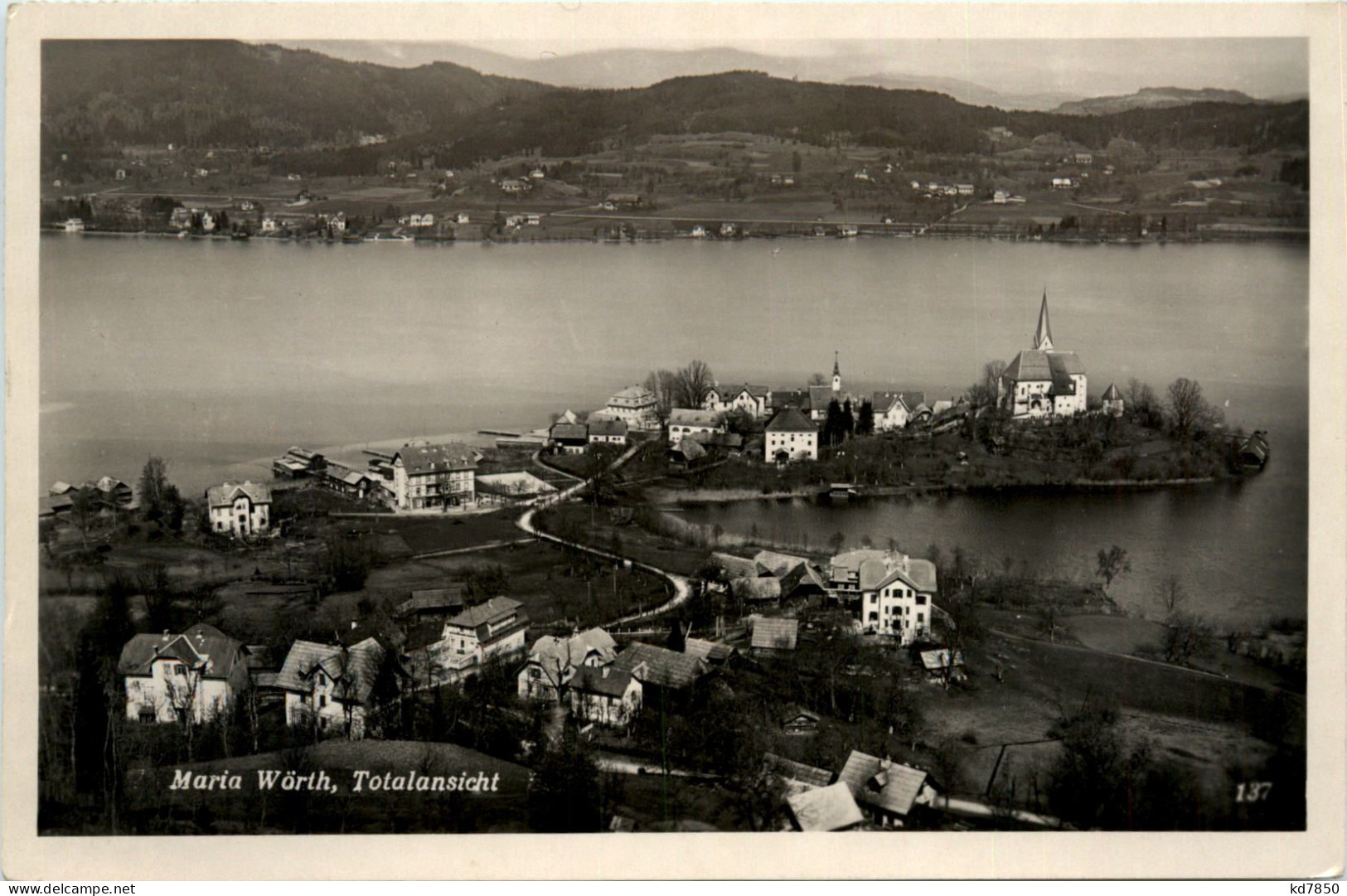 Maria Wörth, Am Wörthersee, Totalansicht - Klagenfurt