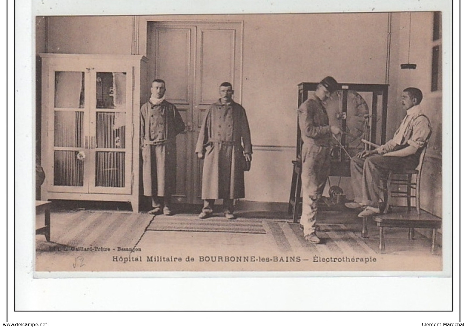 Hôpital Militaire De BOURBONNE LES BAINS - Electrothérapie - Très Bon état - Bourbonne Les Bains