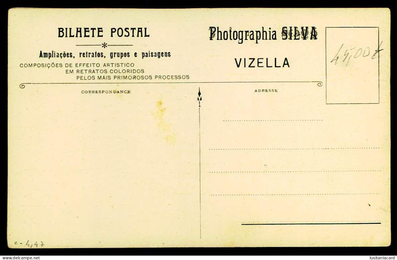 VIZELA - COSTUMES - ( Photographia Silva) Carte Postale - Braga