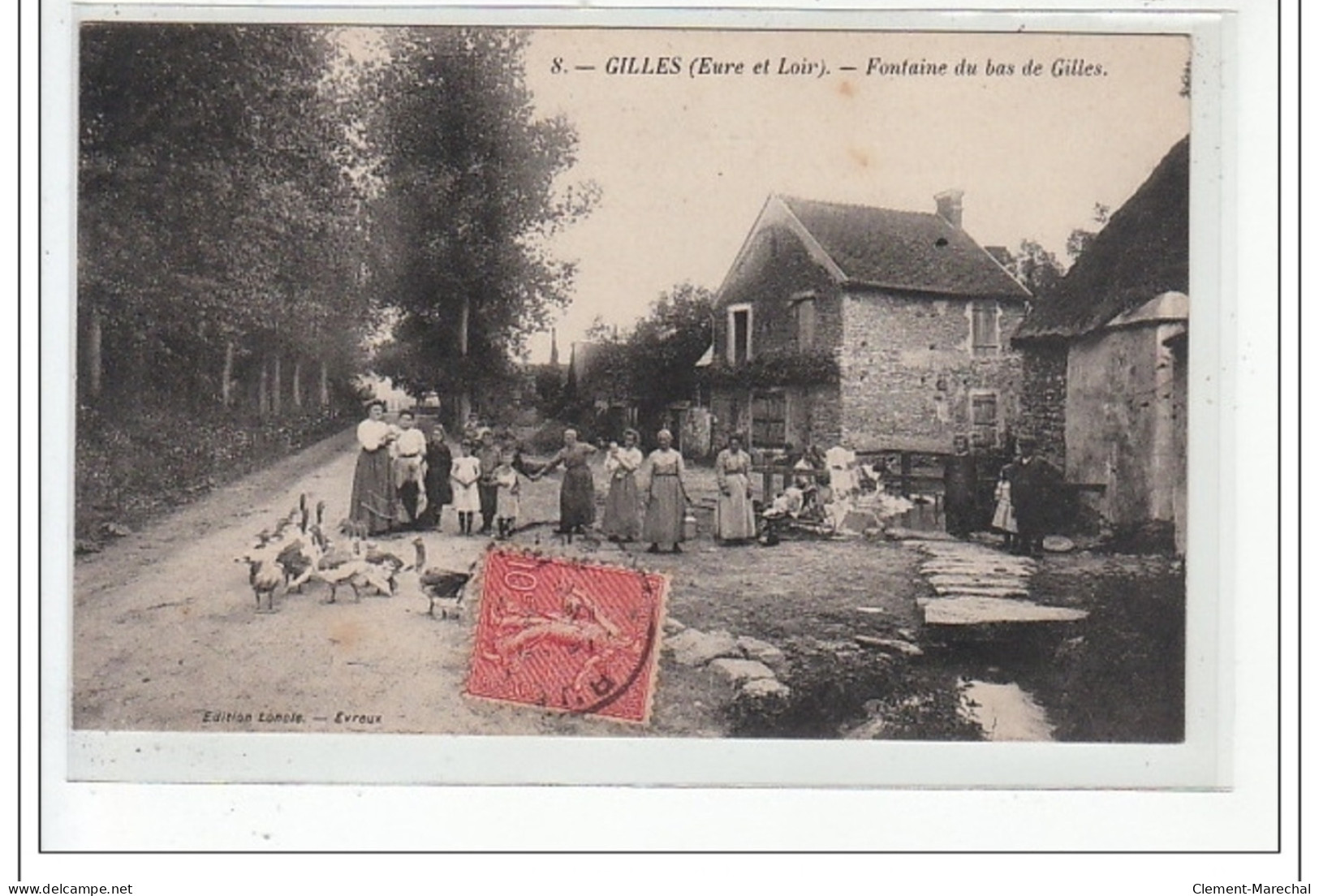GILLES - La Fontaine Du Bas De Gilles - Très Bon état - Sonstige & Ohne Zuordnung