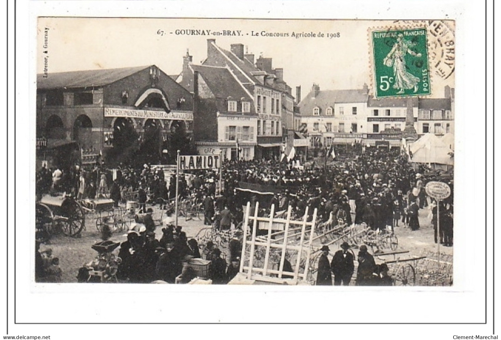 GOURNAY-en-BRAY : Le Concours Agricole De 1908 - Etat - Altri & Non Classificati