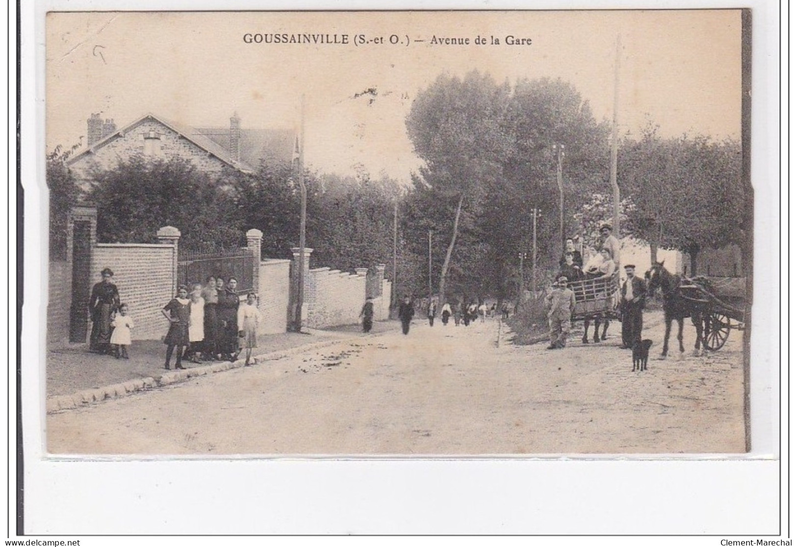 GOUSSAINVILLE : Avenue De La Gare - Etat - Sonstige & Ohne Zuordnung