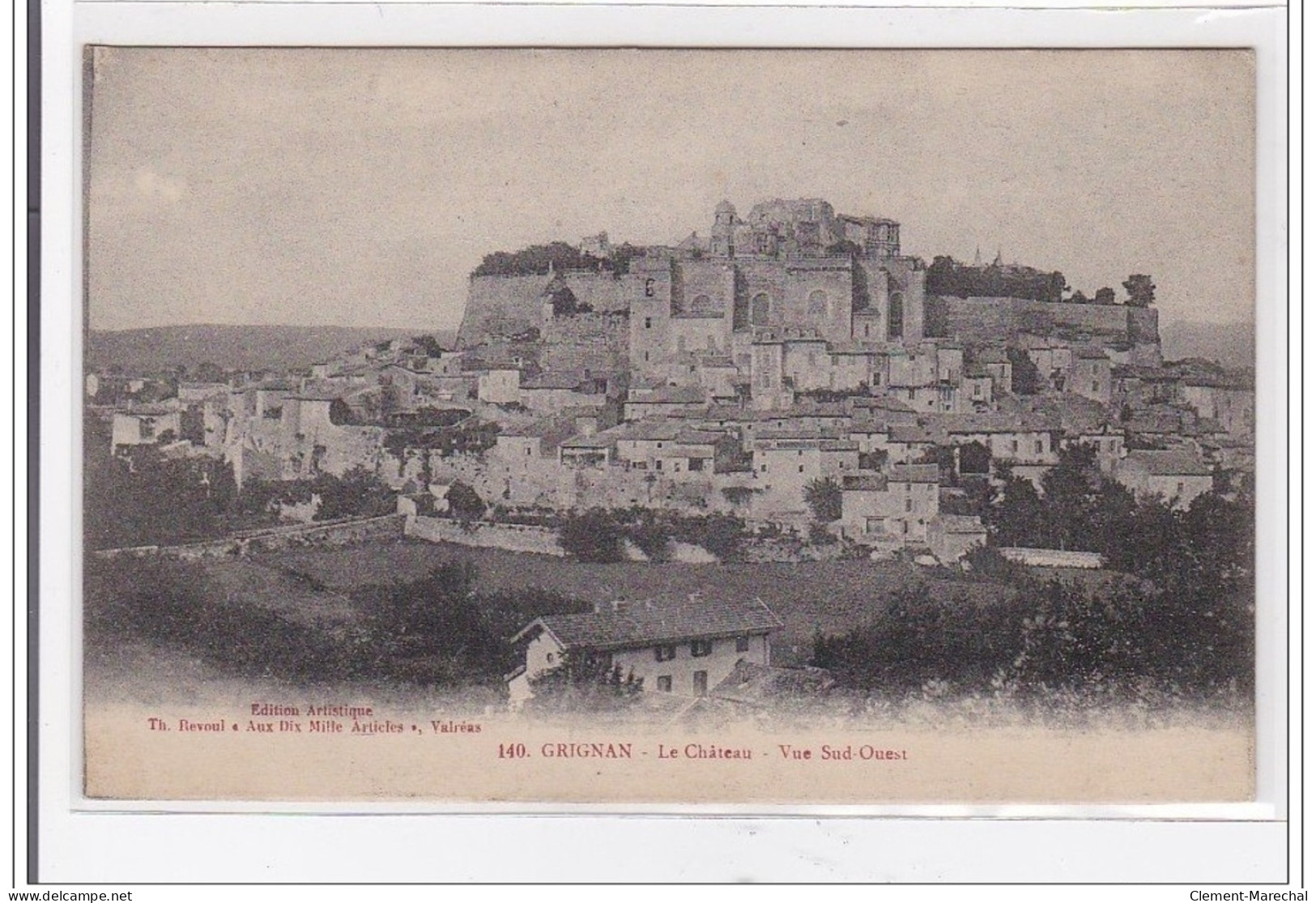 GRIGNAN : Le Chateau, Vue Sud-ouest - Tres Bon Etat - Grignan