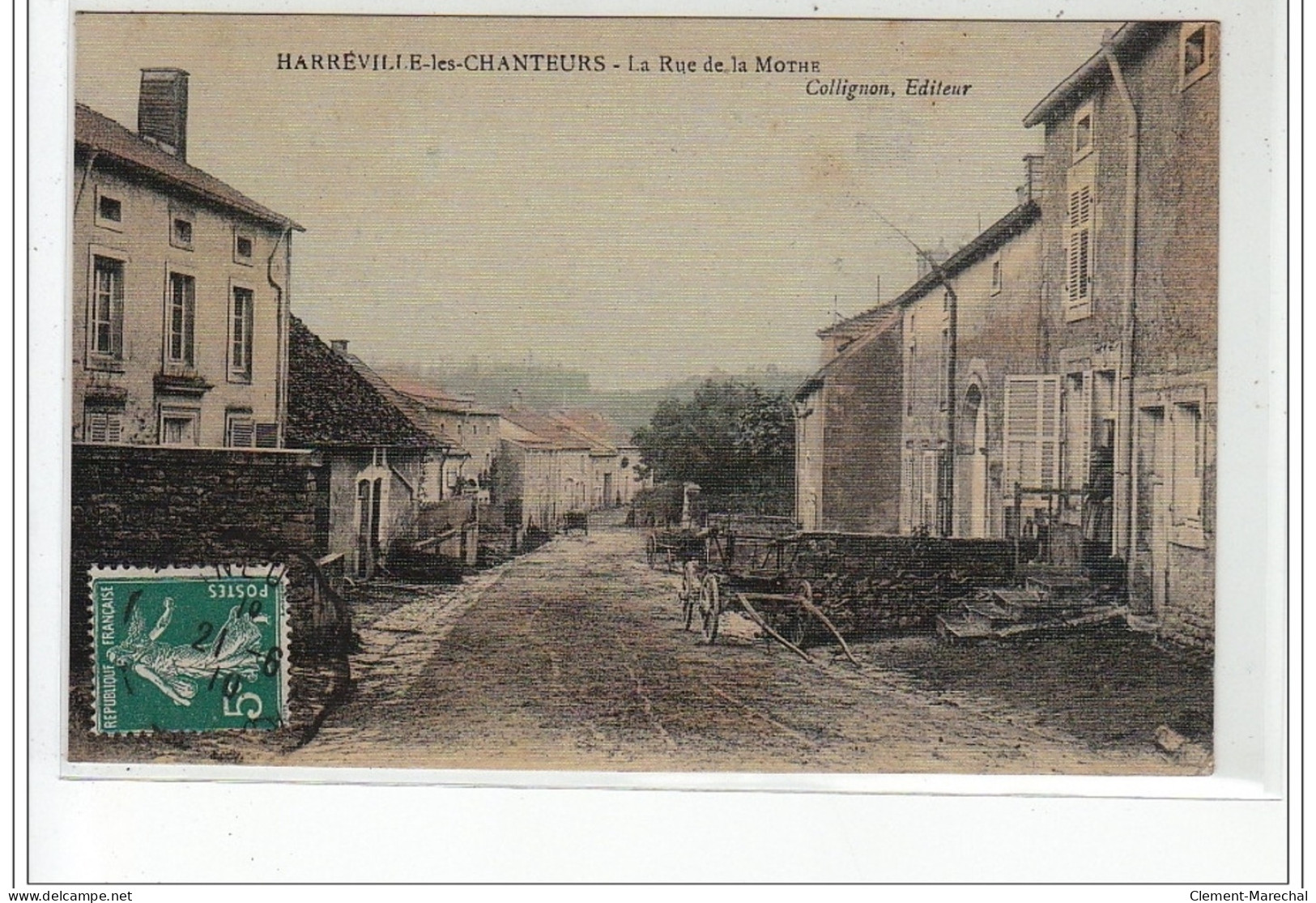 HARREVILLE LES CHANTEURS - La Rue De La Mothe - Très Bon état - Sonstige & Ohne Zuordnung