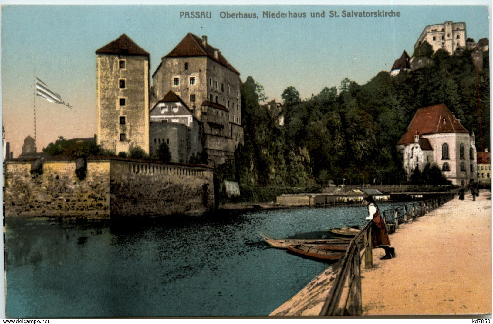 Passau, Oberhaus, Niederhaus Und St. Salvatorskirche - Passau