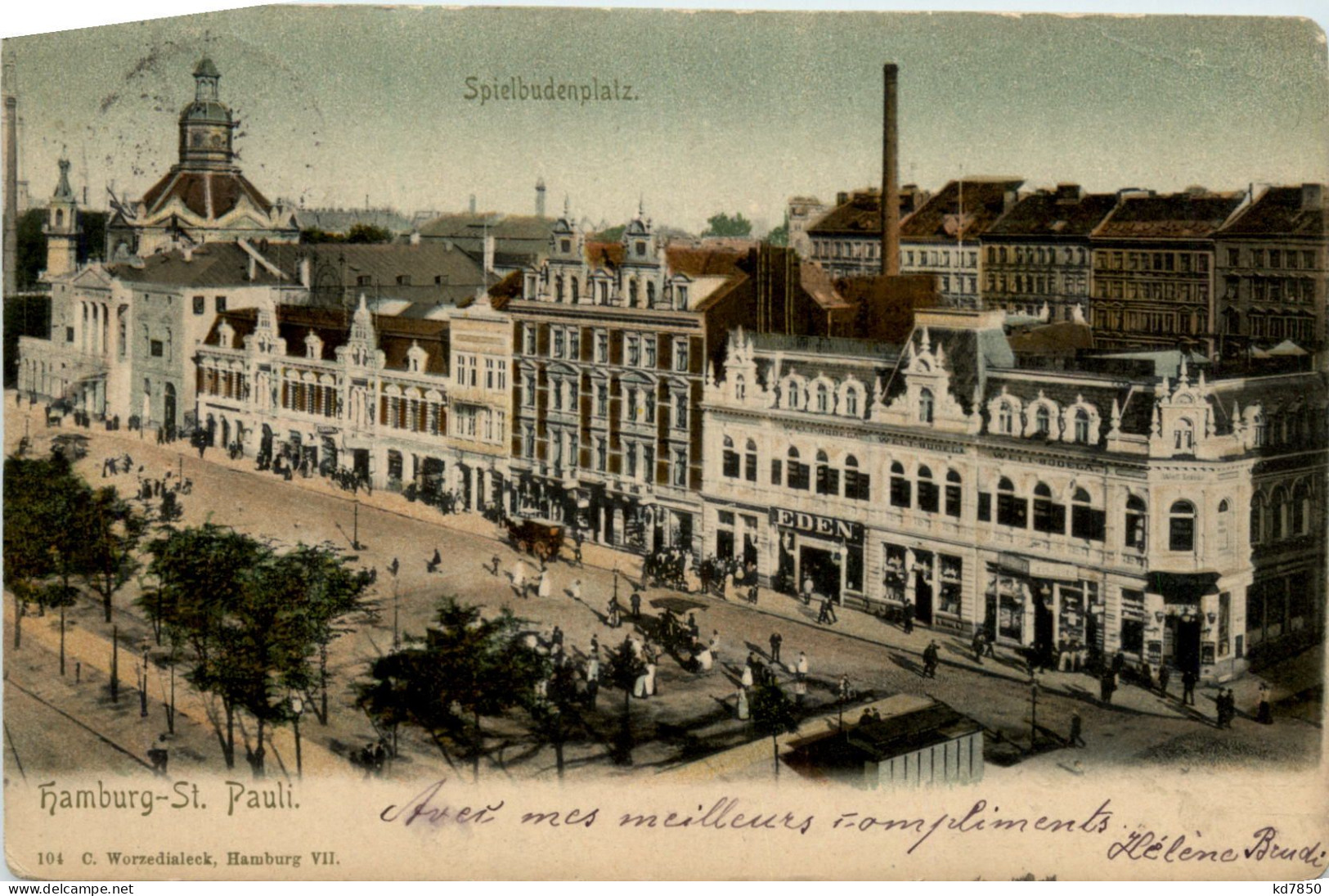 Hamburg, St.Pauli, Spielbuden-Platz - Mitte