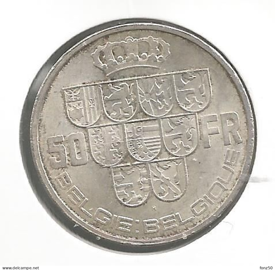 VARIA * LEOPOLD III * 50 Frank 1940 Vlaams  Pos.B * MET DRIEHOEK *  Nr 12936 - 50 Francs