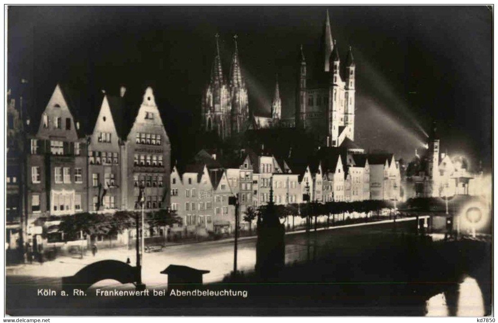 Köln - Frankenwerft Bei Abendbeleuchtung - Koeln
