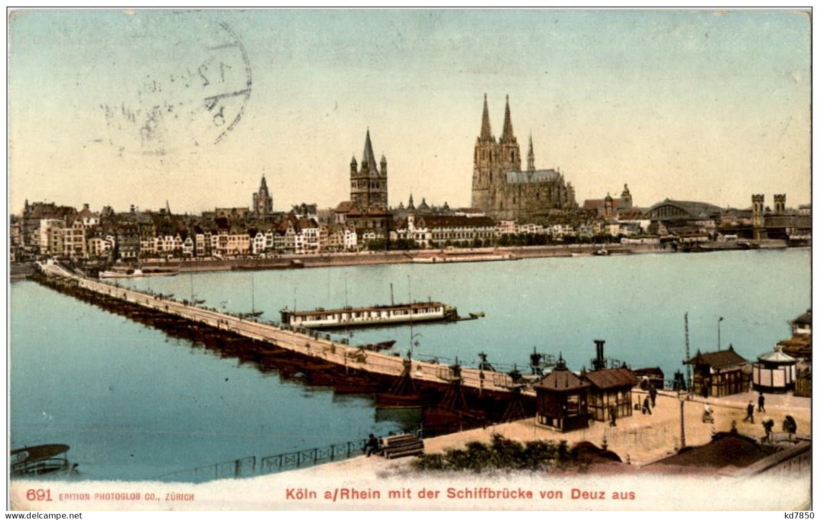 Köln - Mit Der Schiffbrücke - Koeln