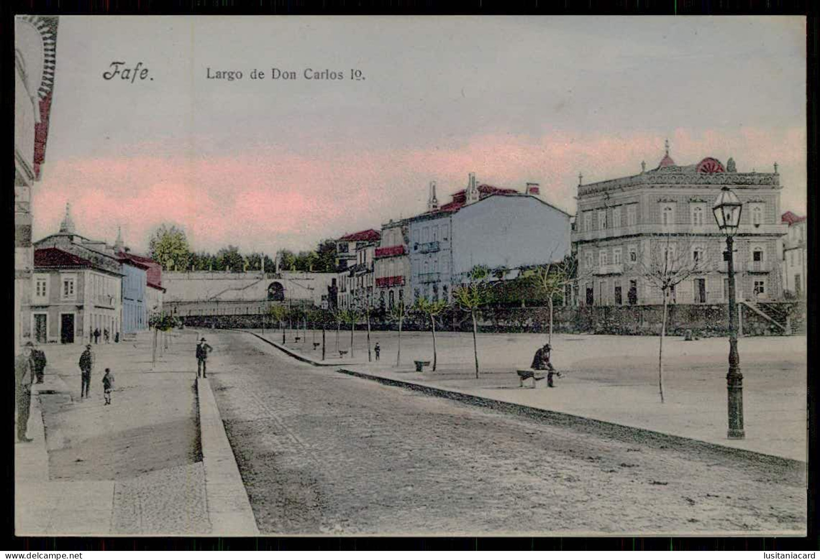 FAFE - Largo De  Don Carlos 1º ( Editor Luiz N. Mendes Nº 8 / 4837) Carte Postale - Braga