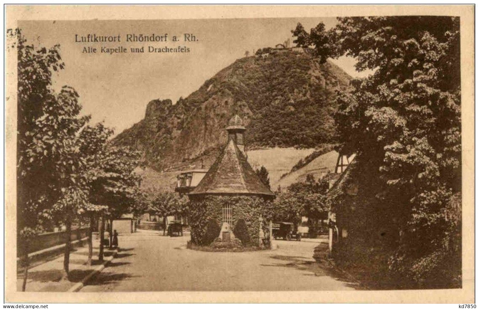 Rhöndorf Am Rhein - Alte Kapelle Und Drachenfels - Bad Honnef
