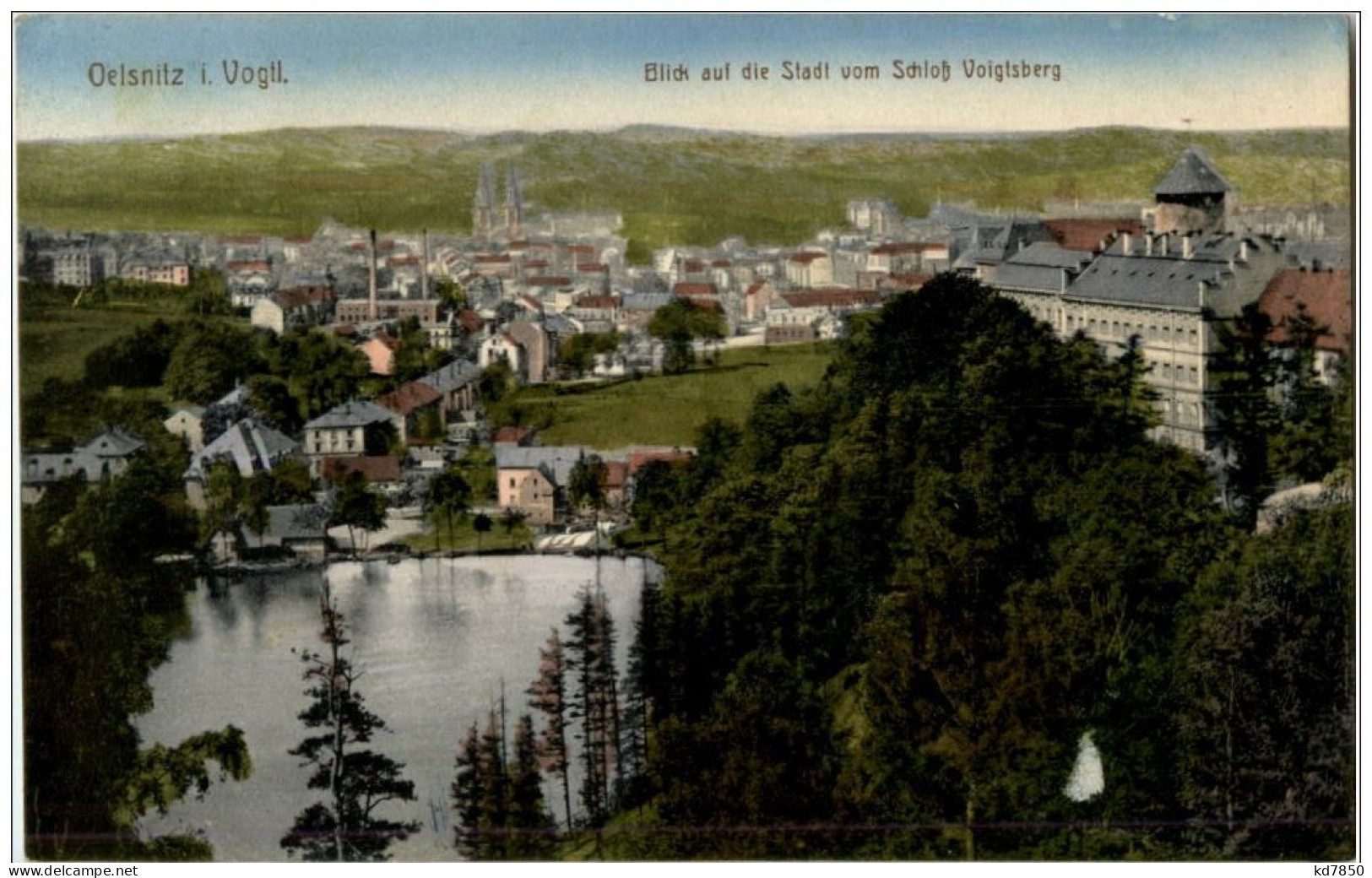 Oelsnitz - Blick Auf Die Stadt - Oelsnitz I. Vogtl.