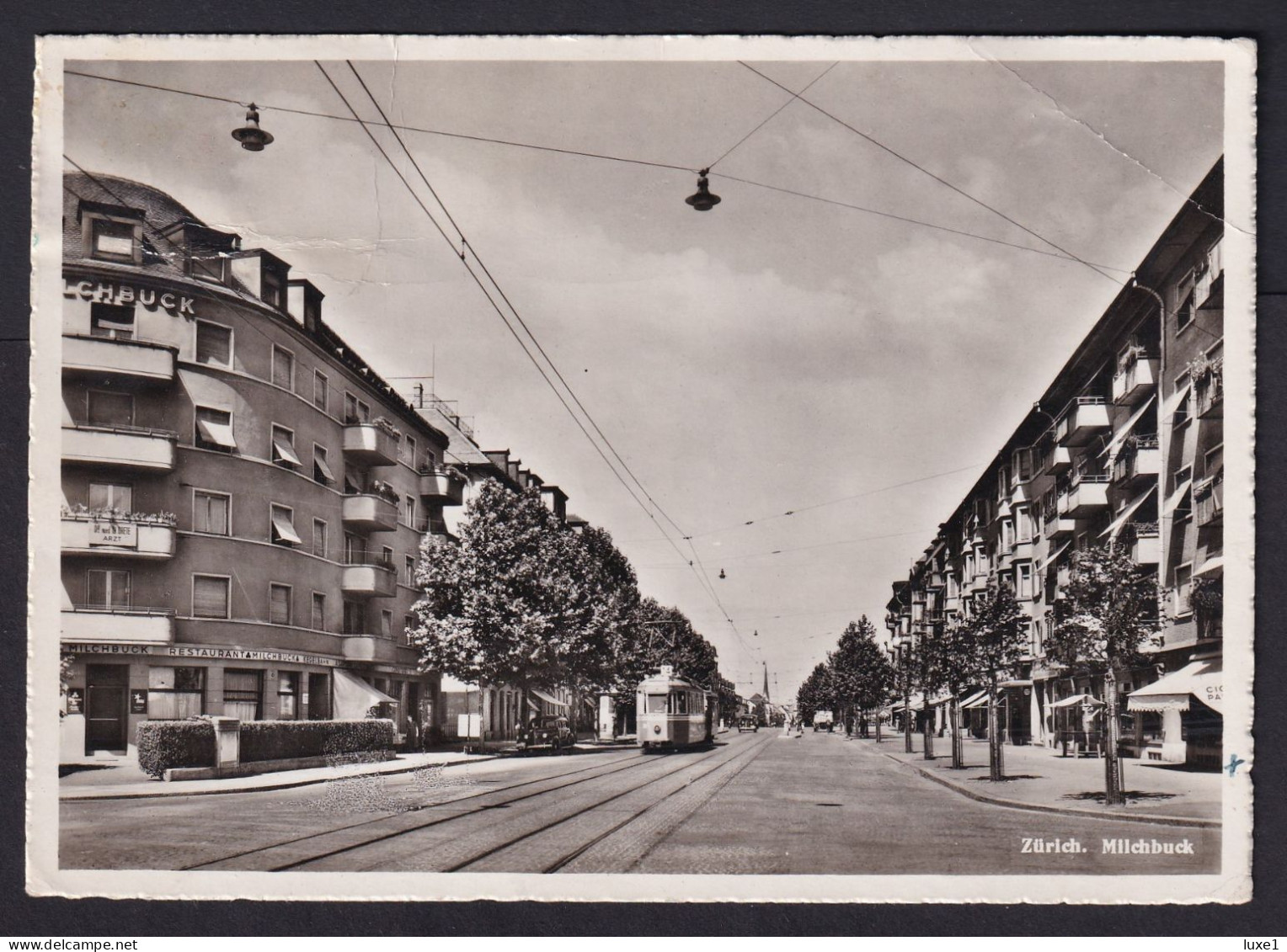 SWITZERLAND  ,    ZURICH  ,  MILCHBUCK   , OLD  POSTCARD - Zürich