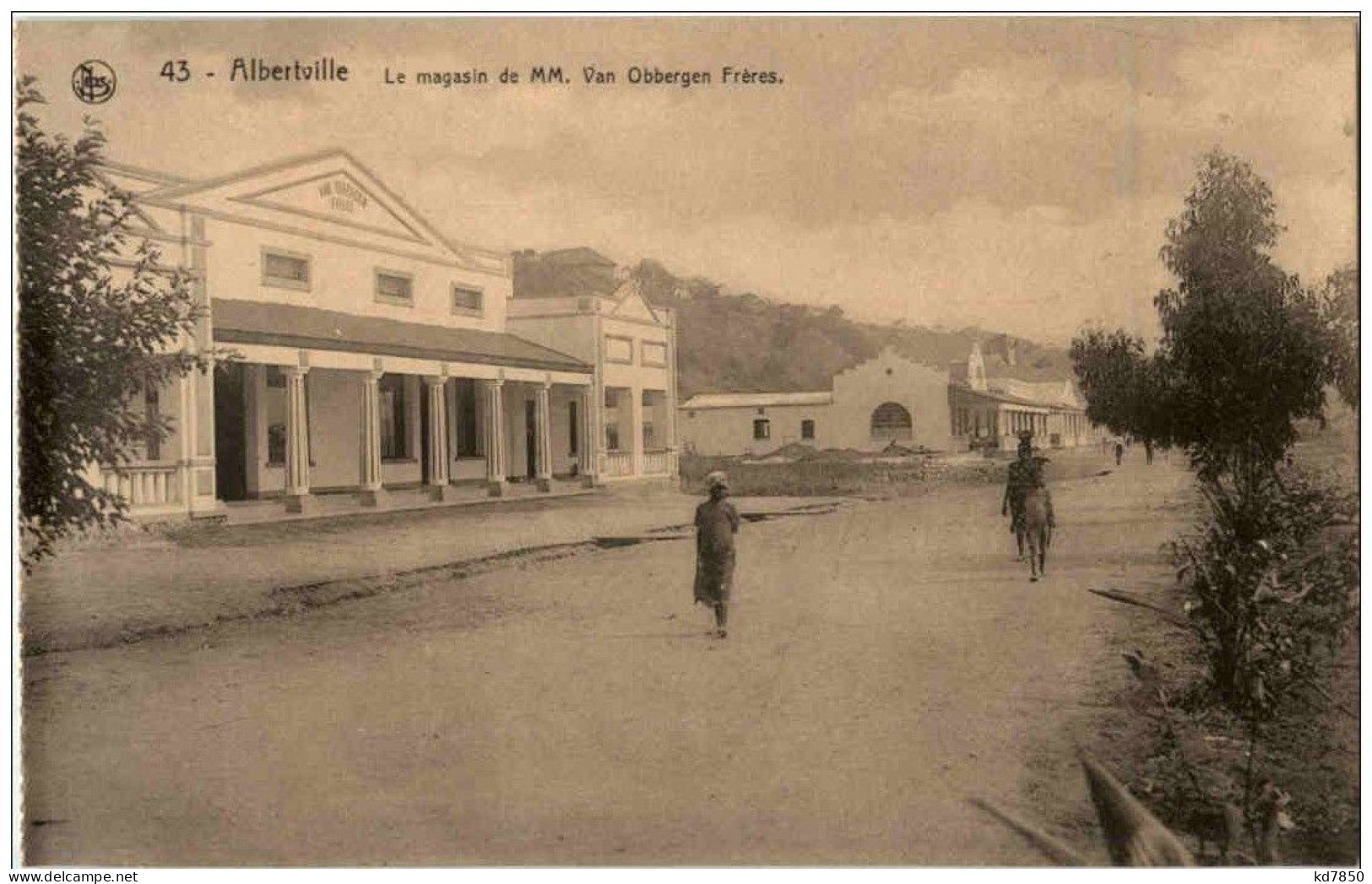 Albertville - Le Magasin De MM Van Obbergen Freres - Autres & Non Classés