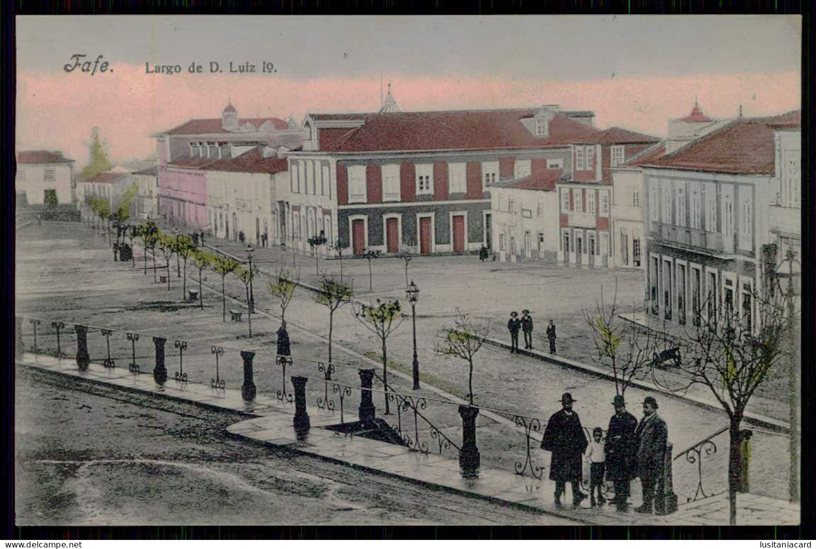 FAFE - Largo D. Luiz 1º ( Editor Luiz N. Mendes Nº 4 / 4844) Carte Postale - Braga