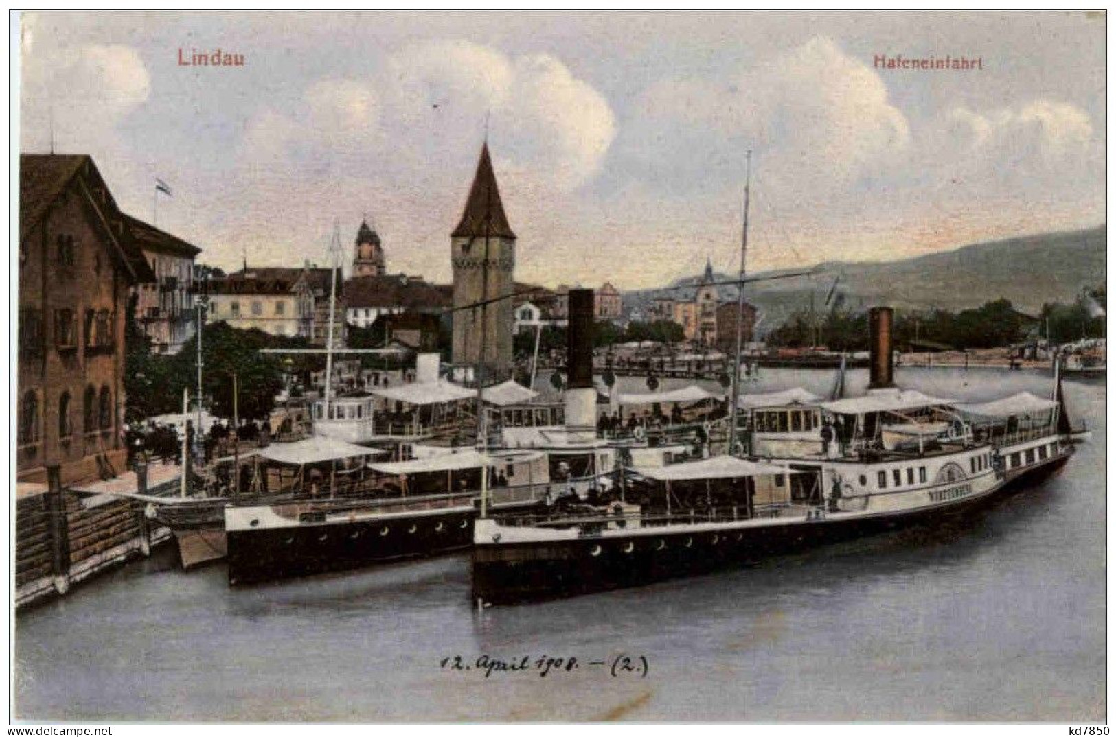 Lindua - Hafeneinfahrt - Lindau A. Bodensee