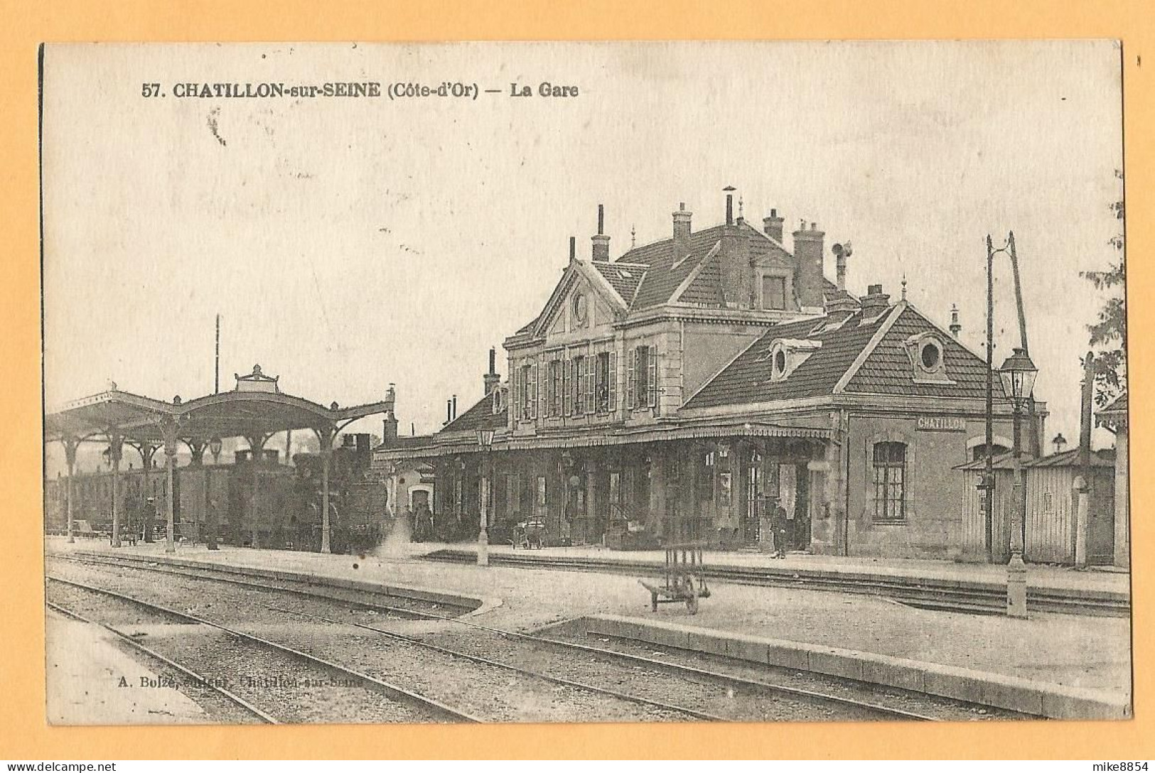 0081  CPA  CHATILLON-sur-SEINE (Côte D'Or)  La Gare - Locomotive   +++++++++++++++++++++++ - Chatillon Sur Seine