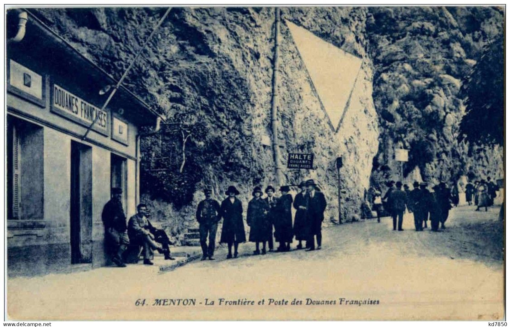 Menton - La Frontiere Et Poste Des Douanes Francaises - Aduana