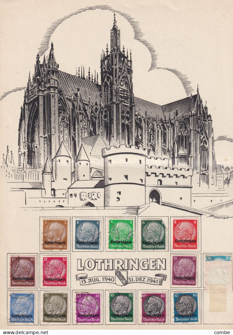 LOTHRINGEN 1940-1941 - Briefe U. Dokumente