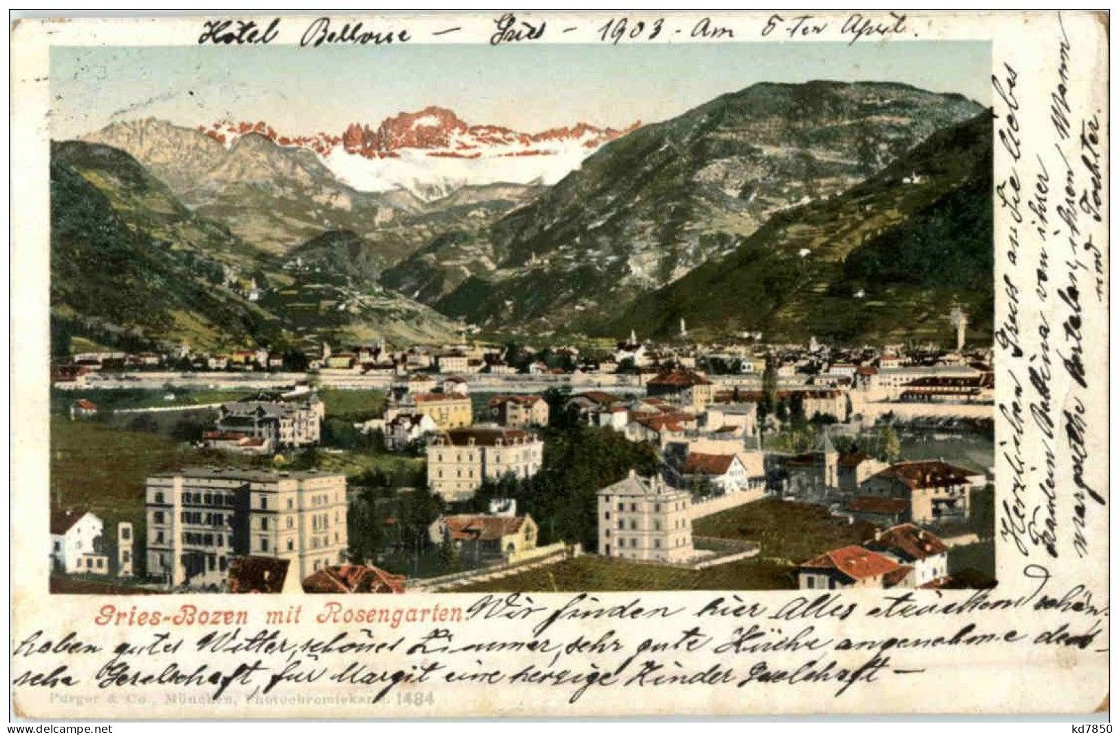 Gries - Bozen Mit Rosengarten - Bolzano (Bozen)