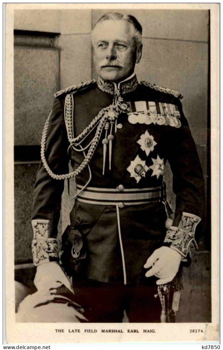 The Late Field Marshal Earl Haig - Politische Und Militärische Männer