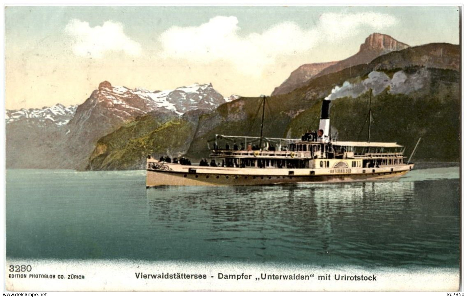 Vierwaldstättersee - Dampfer Unterwalden - Paquebots