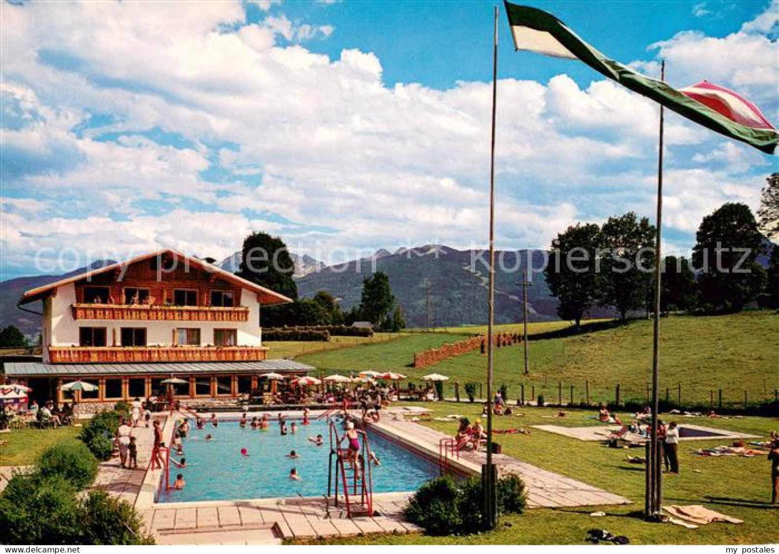 73631433 Kulm Ramsau Alpenbad Cafe Pension Pool Kulm Ramsau - Berchtesgaden
