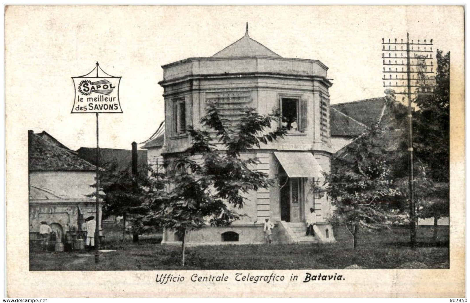 Batavia - Ufficio Centrale Telegrafico - Indonesië