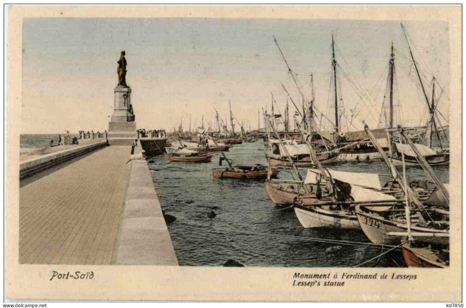 Port Said - Monument A Ferdinand De Lesseps - Port-Saïd
