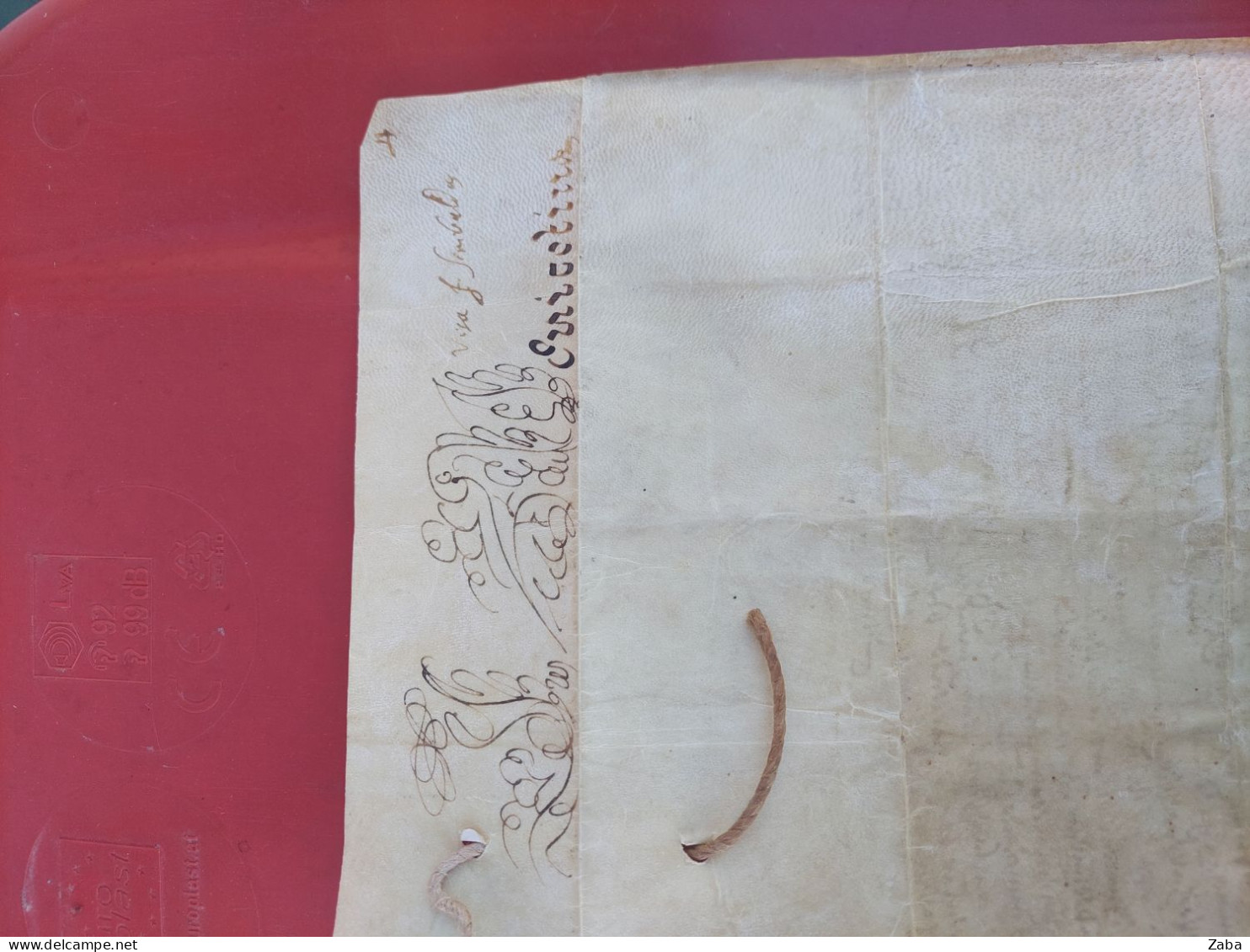 Antique Latin Manuscript - Manuskripte