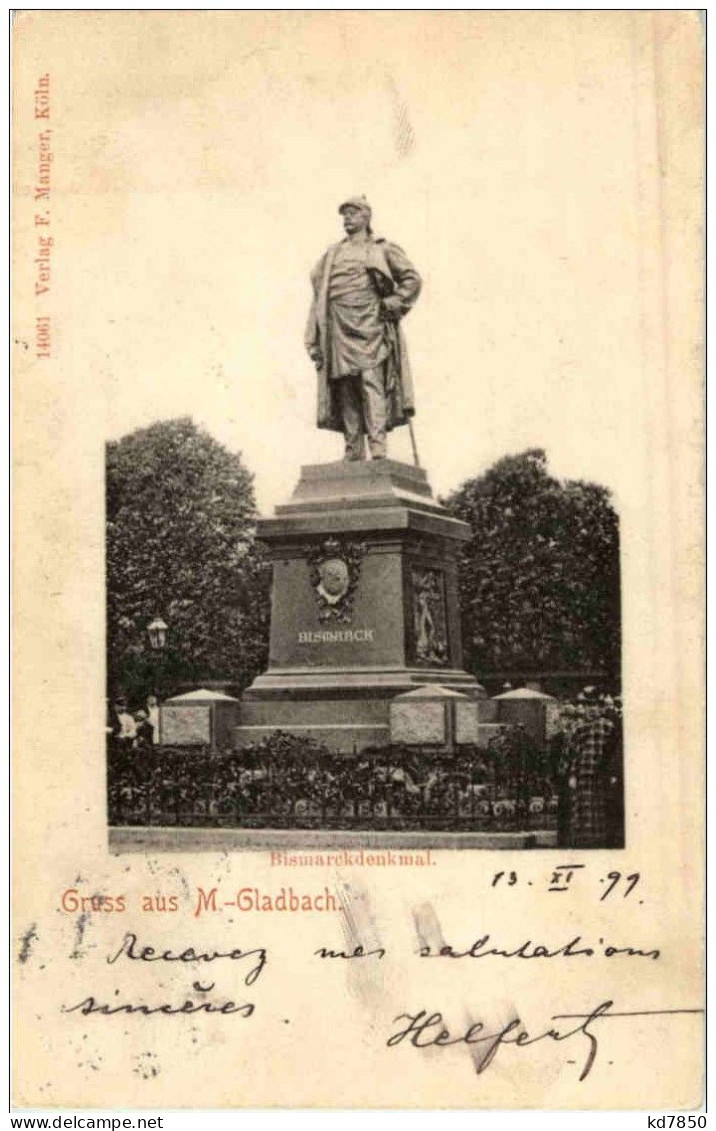 Gruss Vom Mönchengladbach - Bismarckdenkmal - Mönchengladbach