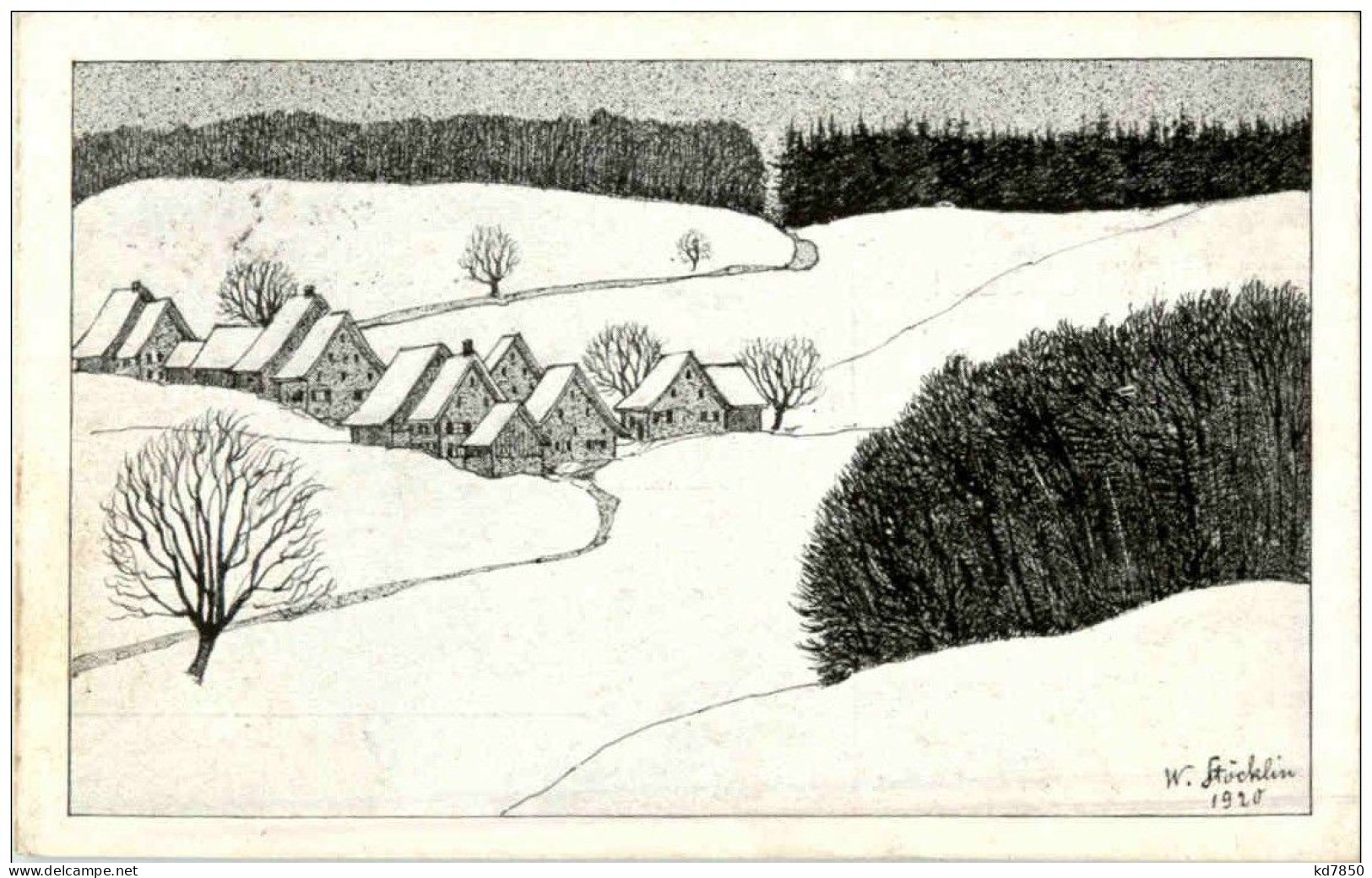 W. Stöcklin - Winterbilder Aus Dem Baselbiet - Sonstige & Ohne Zuordnung