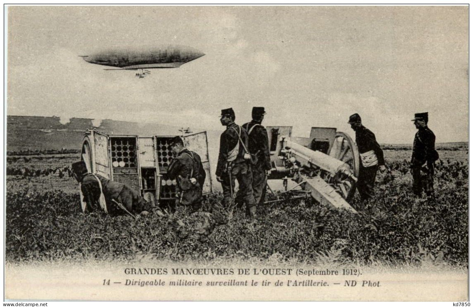 Grandes Manoeuvres De L Quest - Dirigeable Militaire Zeppelin - Manoeuvres