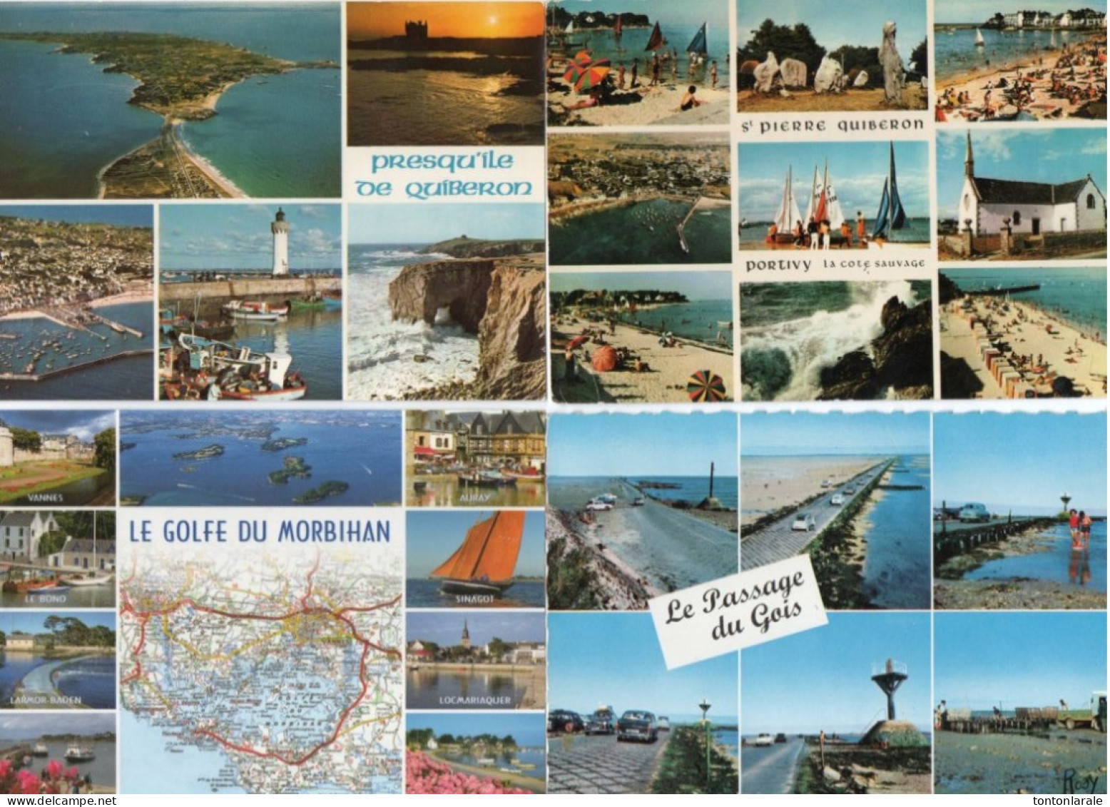 LOT DE SEPT CARTES - Quiberon