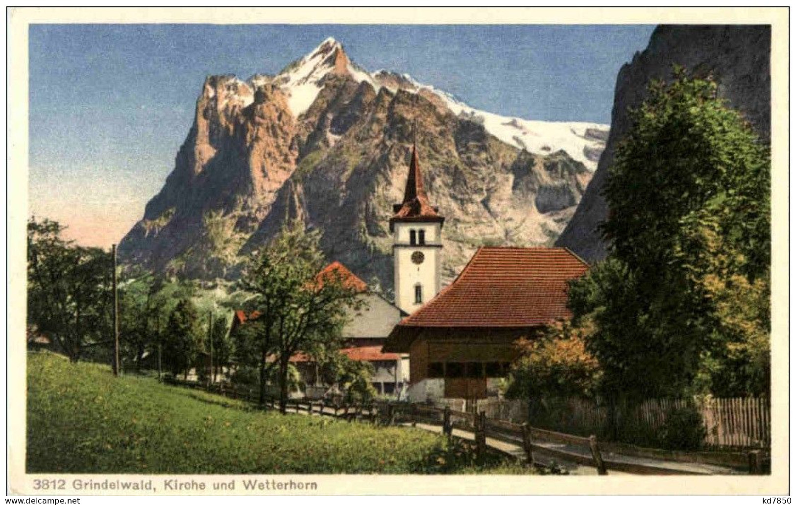 Grindelwald - Kirche Wetterhorn - Grindelwald