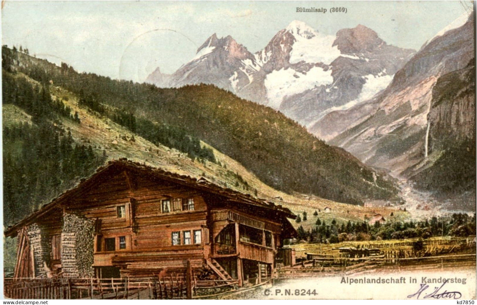 Alpenlandschaft In Kandersteg - Kandersteg