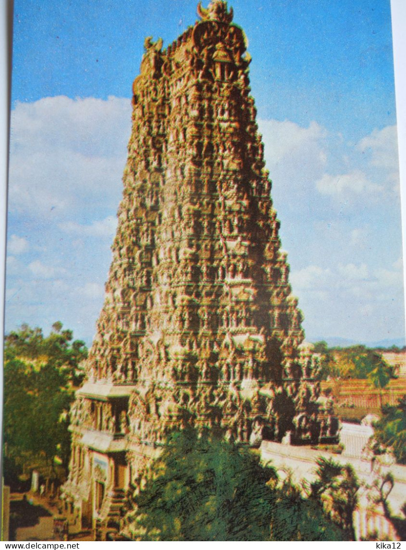Inde  Tamil Nadu  Madurai  Tempe La Déesse Meenakshi  Tour Ouest       CP240257 - India
