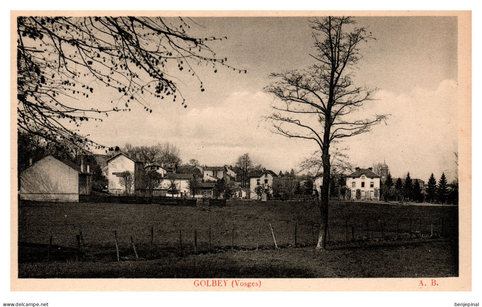 Golbey (éditeur Bouteiller à Epinal) - Golbey