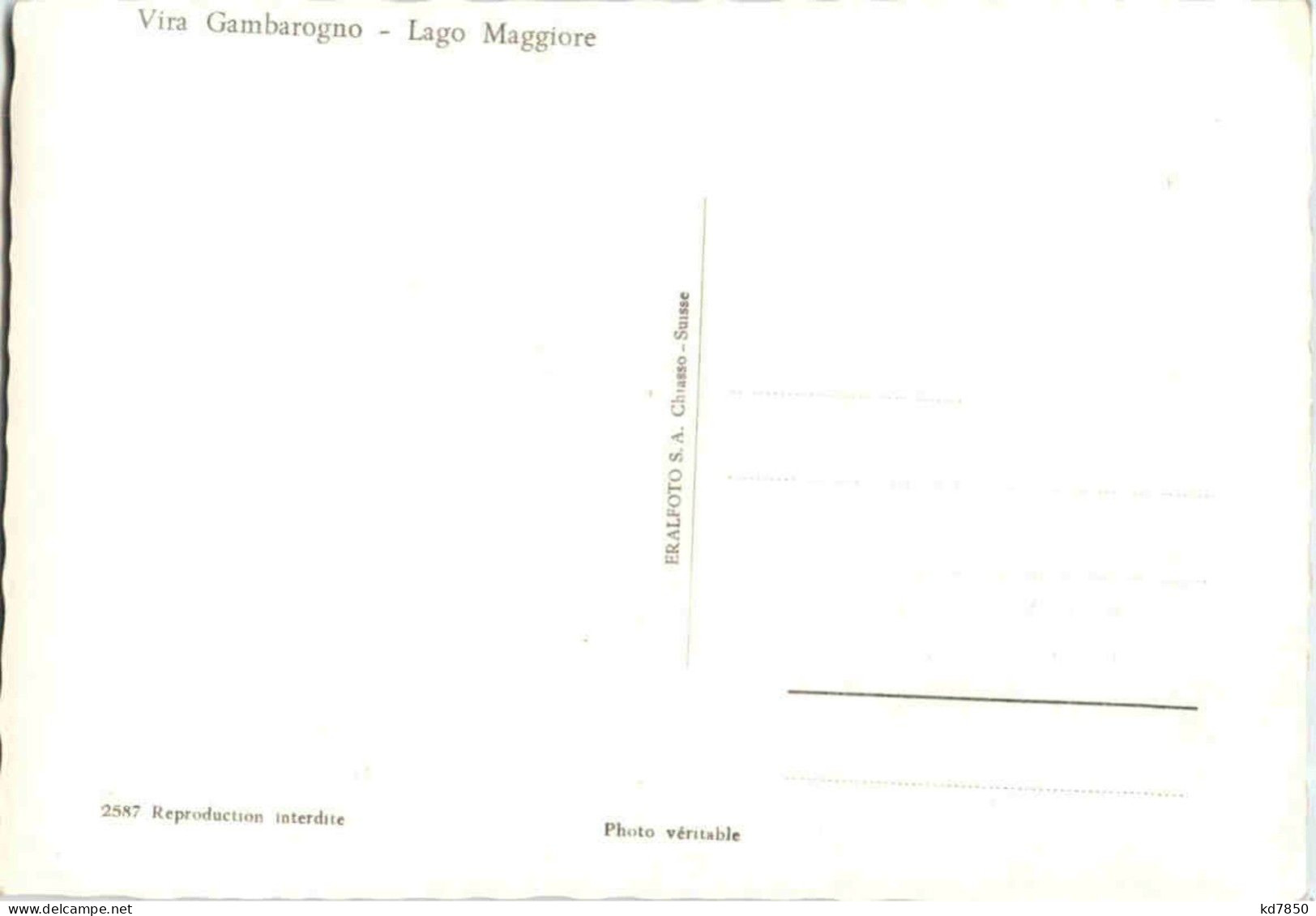 Vira Gambarogno - Sonstige & Ohne Zuordnung
