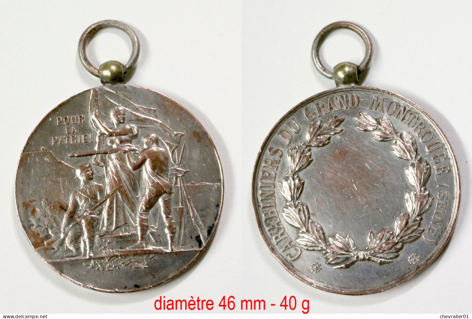 Médaille De Société-FR_03_Les Carabiniers Du Grand - Montrouge (Seine) - Professionnels / De Société