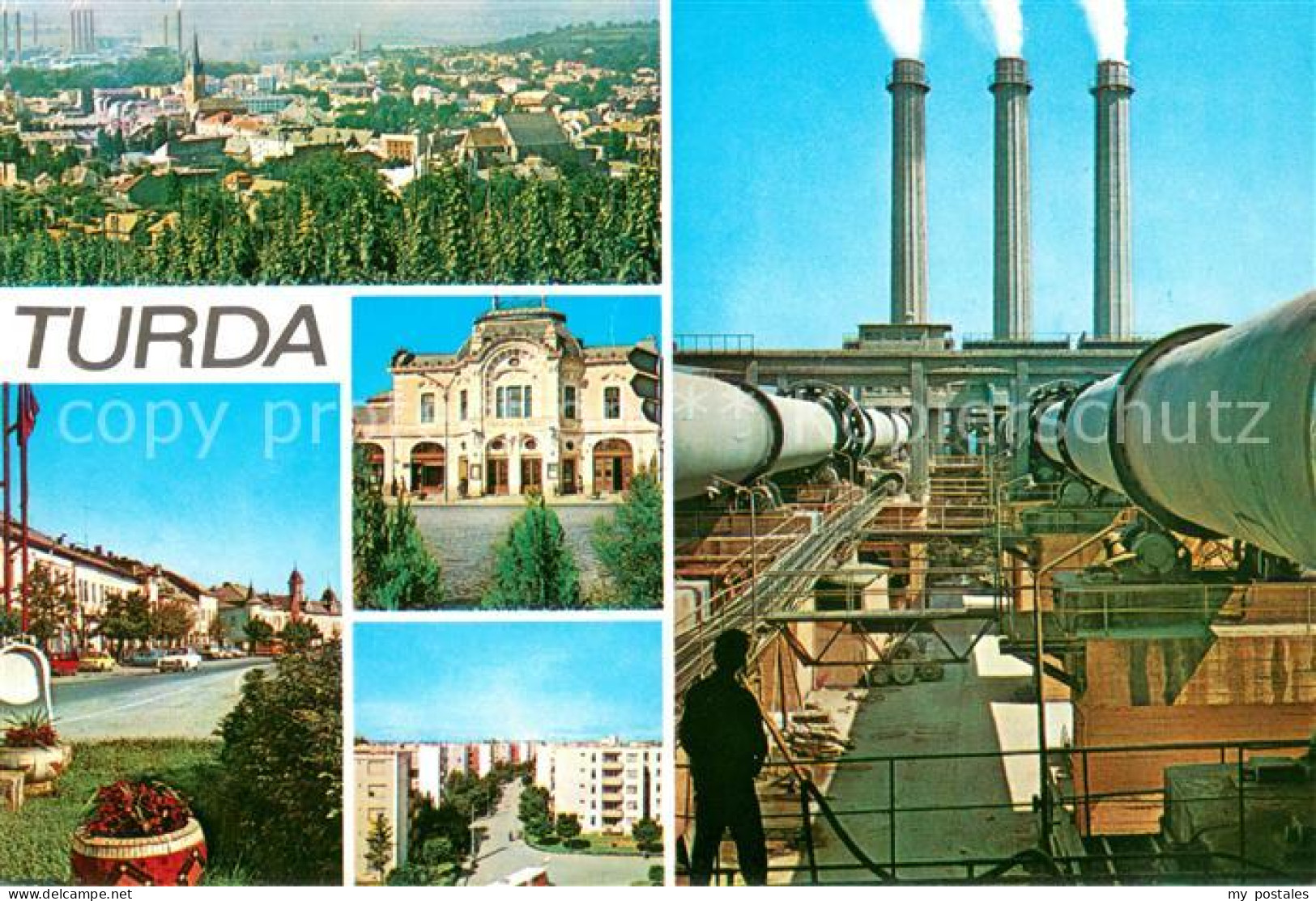 73630879 Turda Panorama Teilansichten Fabrik Turda - Rumänien