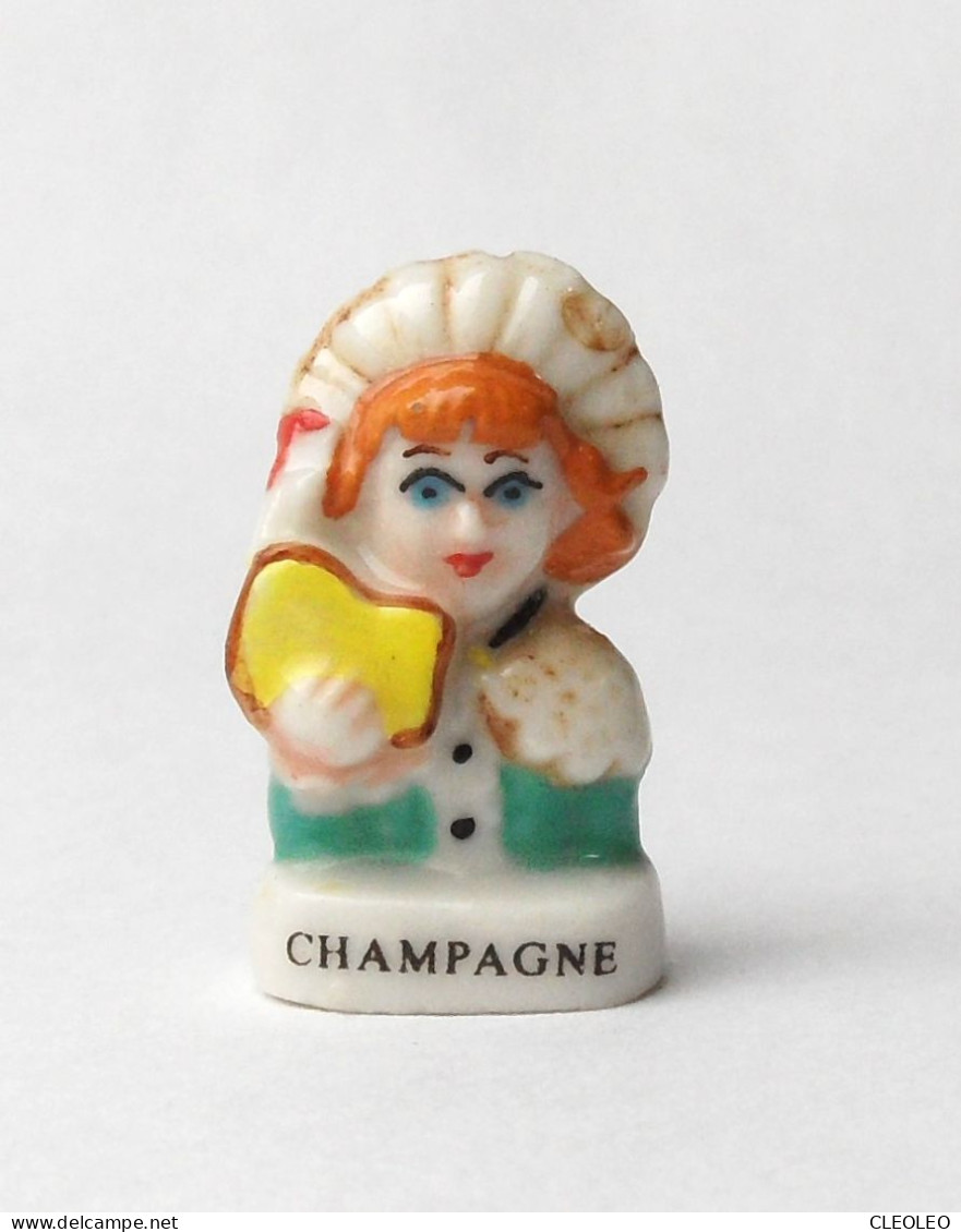 Fève Champagne Coiffes De Nos Régions Fournée Dorée - Personnages